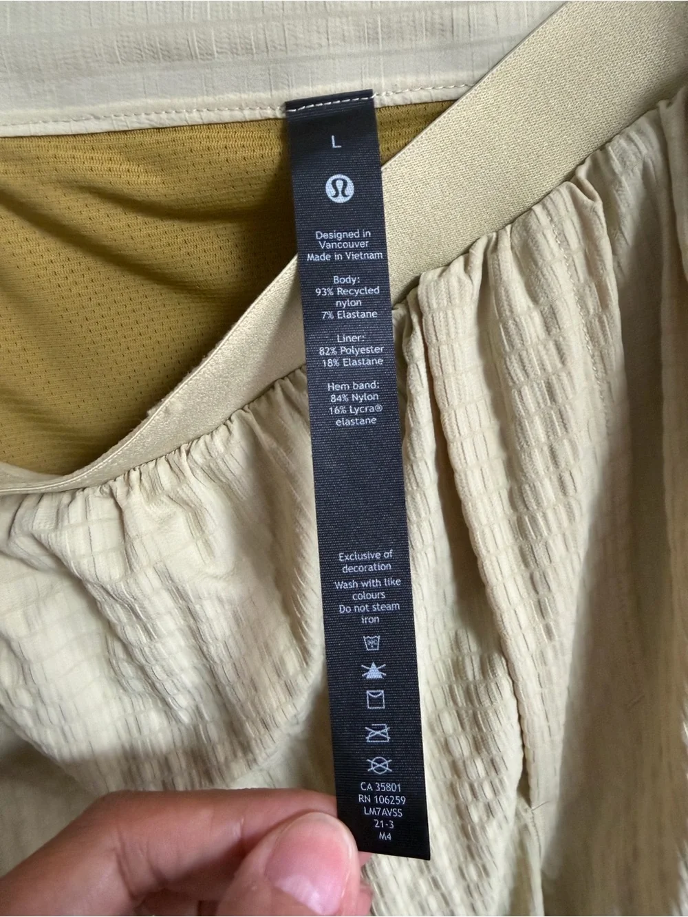Lululemon Surge Lined Short 6